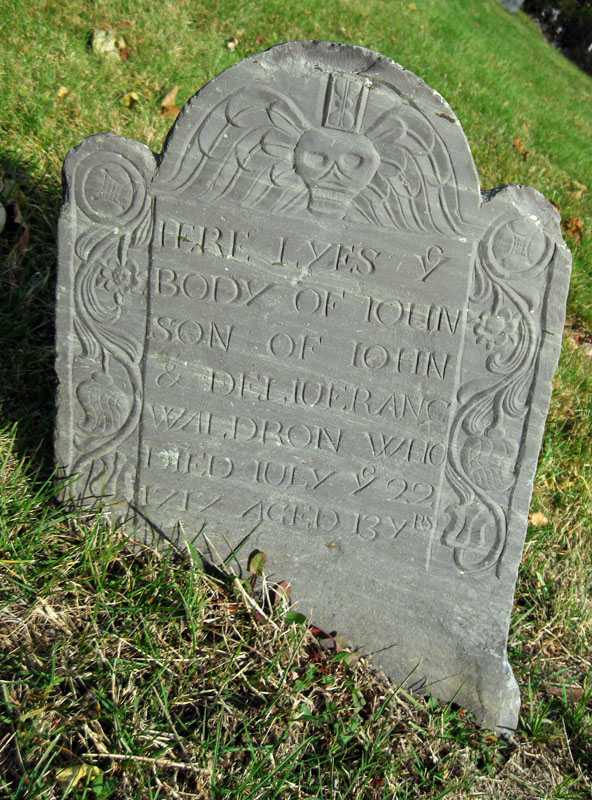 John Waldron, Marblehead, MA 1717