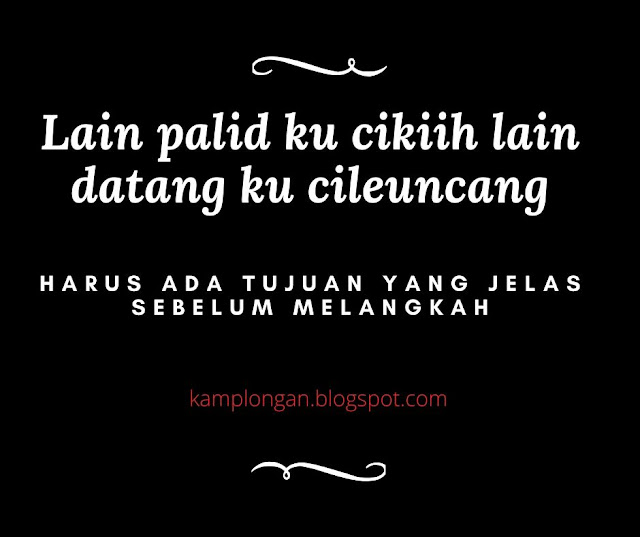 Kata bijak basa Sunda Buhun Kamplongan