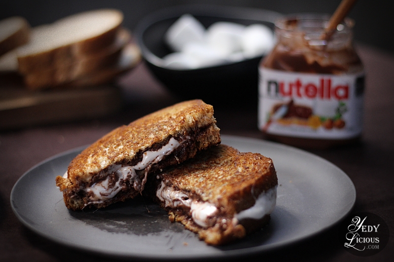 How to Make Nutella & Marshmallow Grilled Sandwich YedyLicious Manila