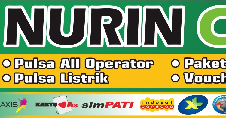 Spanduk Agen Pulsa All Operator kumpulan gambar spanduk