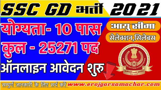 SSC Gd New Vacancy 2021