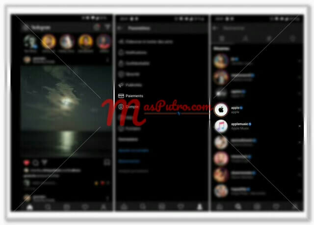 Tampilan Dark Mode Instagram Tampilan Dark Mode Instagram
