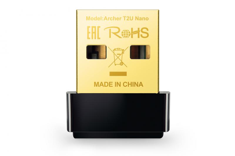 Cạc mạng không dây USB TPlink Archer T2U Nano AC600Mbps