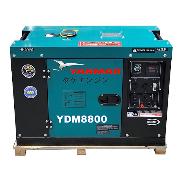 Máy phát điện Yanmar 7.0kw chạy dầu YDM8800