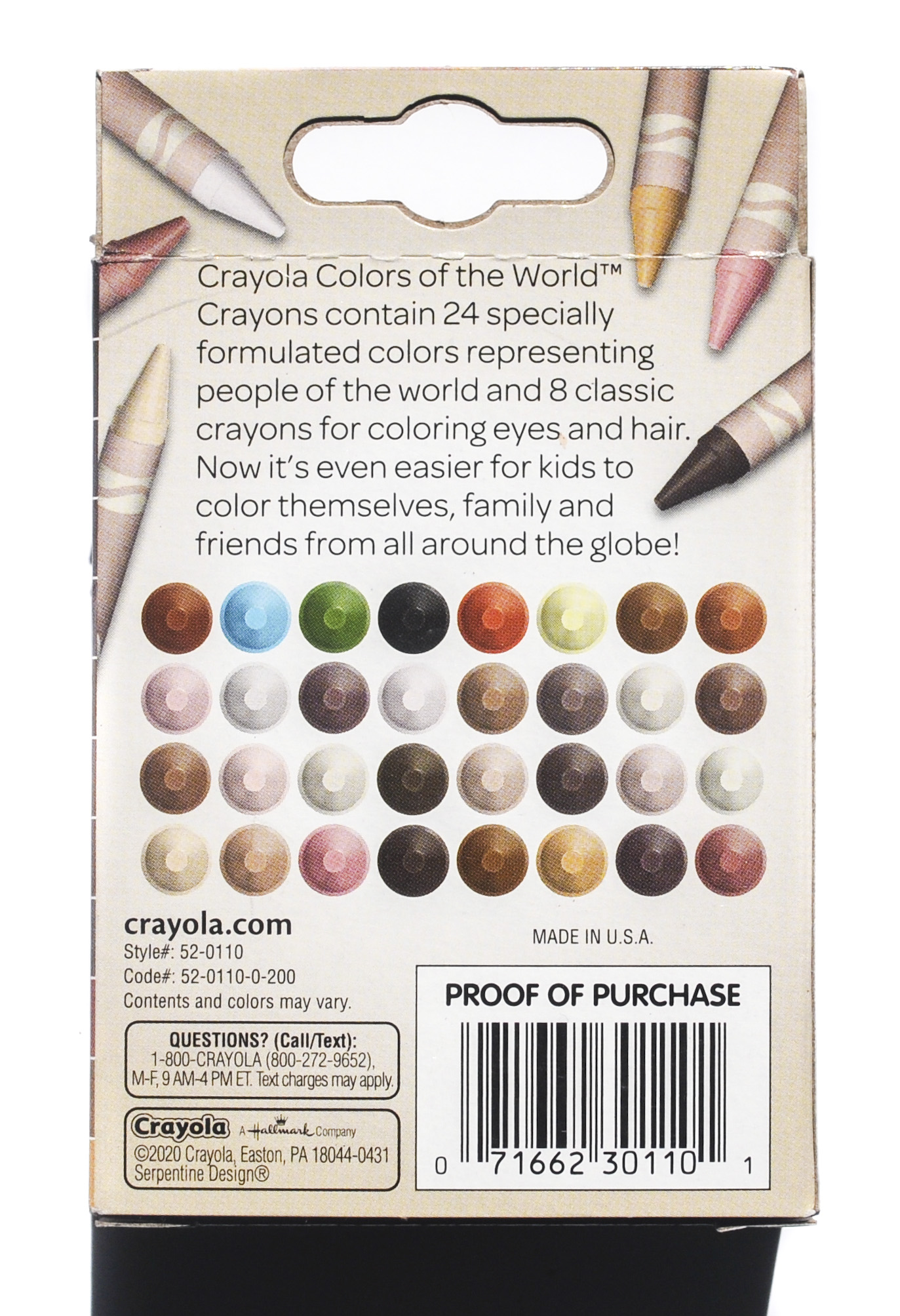 Crayola Colors of the World Multicultural Crayons 32 Algeria