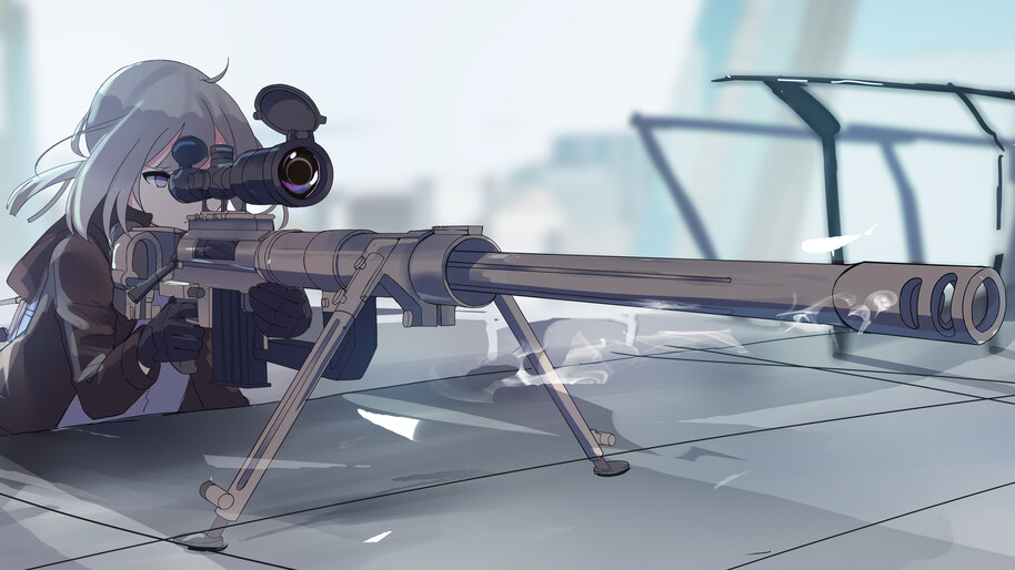 Anime, Girls Frontline, M200, Sniper, Rifle, 4K, #6.1110 Wallpaper PC ...