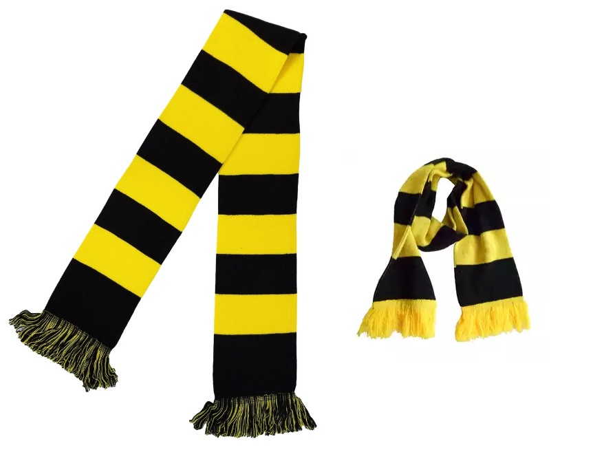 Black And Yellow Scarf Make Yourself Look Trendy