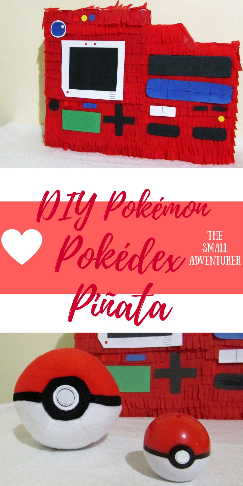 DIY Pokémon Pokédex Piñata The Small Adventurer