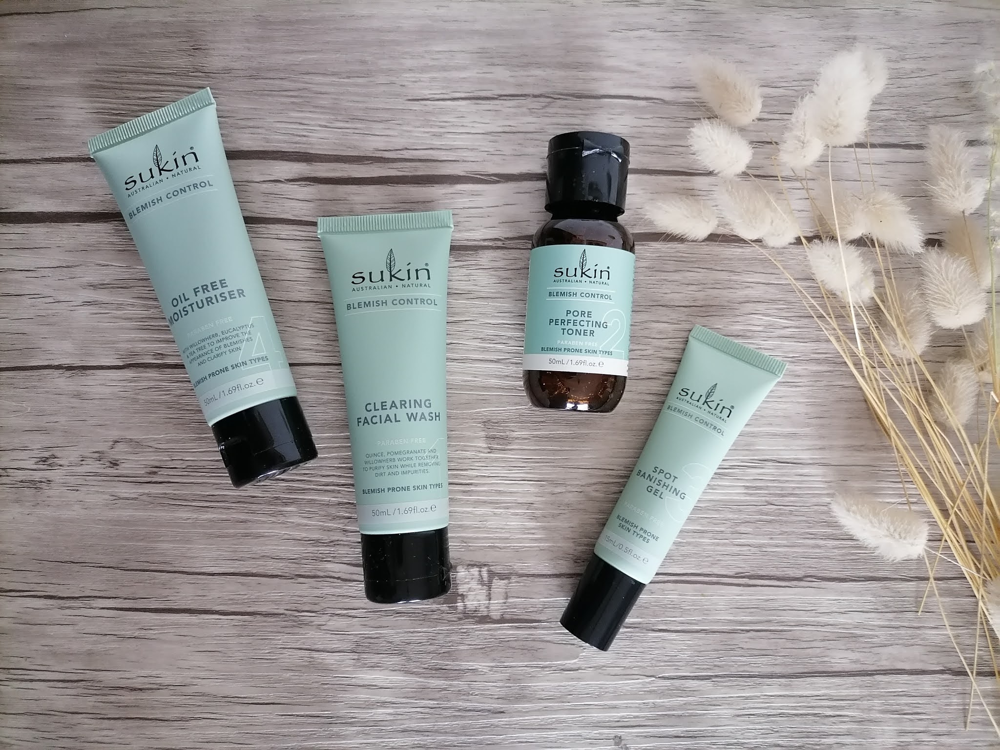 TheFabulosityDiary Review Sukin Blemish Control Starter Kit