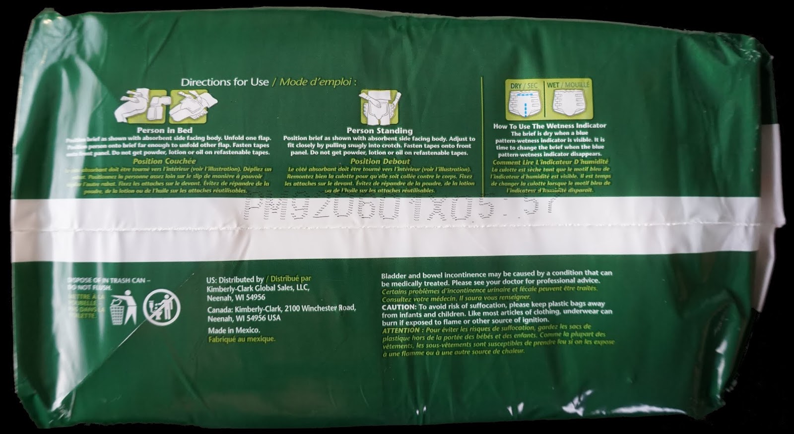 Diaper Metrics Depend Protection with Tabs (S/M) Adult Diaper Review