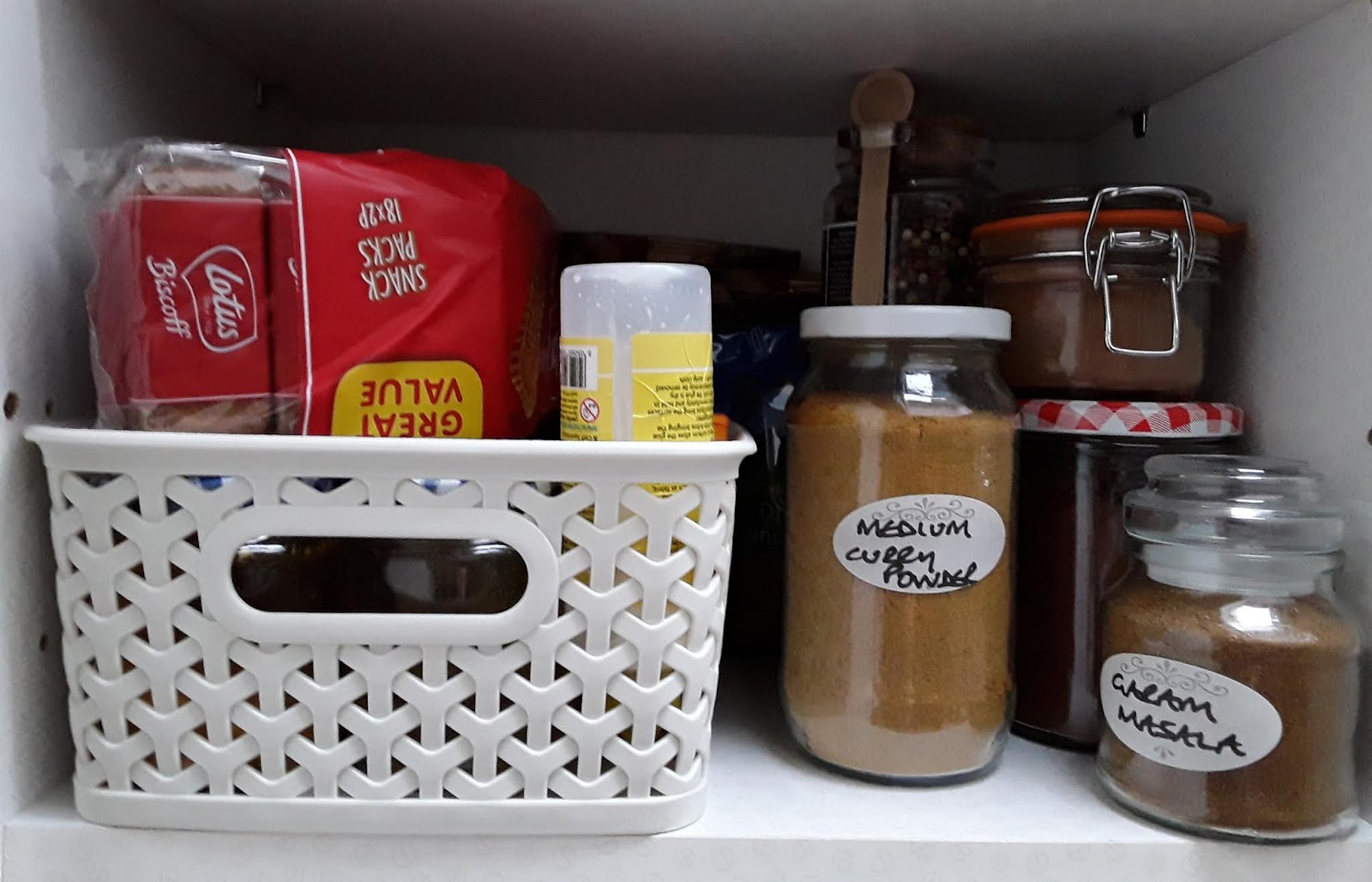 Challenging Myself Eat the Stores Final Cupboard Tidy