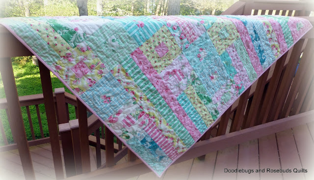 Doodlebugs and Rosebuds Quilts: Baby Quilt Donation #2
