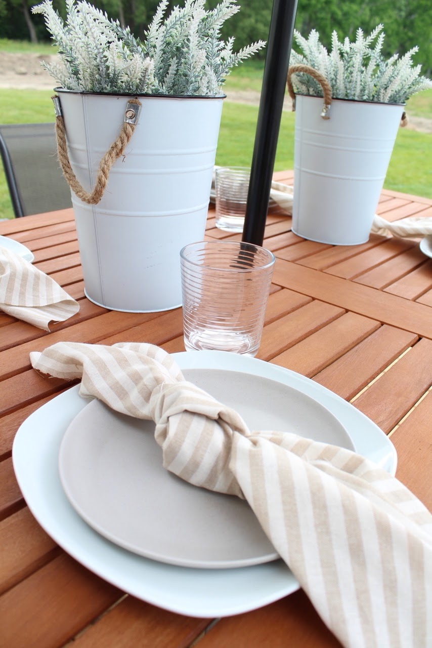DIY Fringe Patio Umbrella Harlow & Thistle