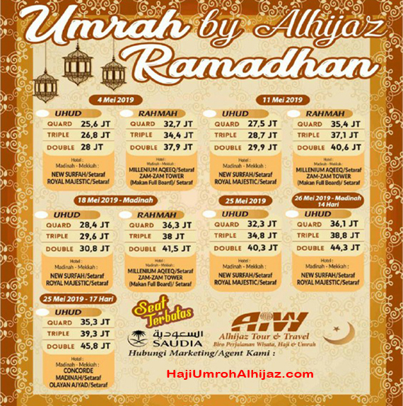 Paket Umroh Ramadhan 2019