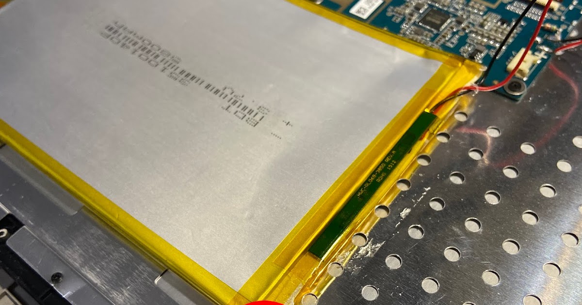 なす漬 ONIX Boox max2 Battery repair 2