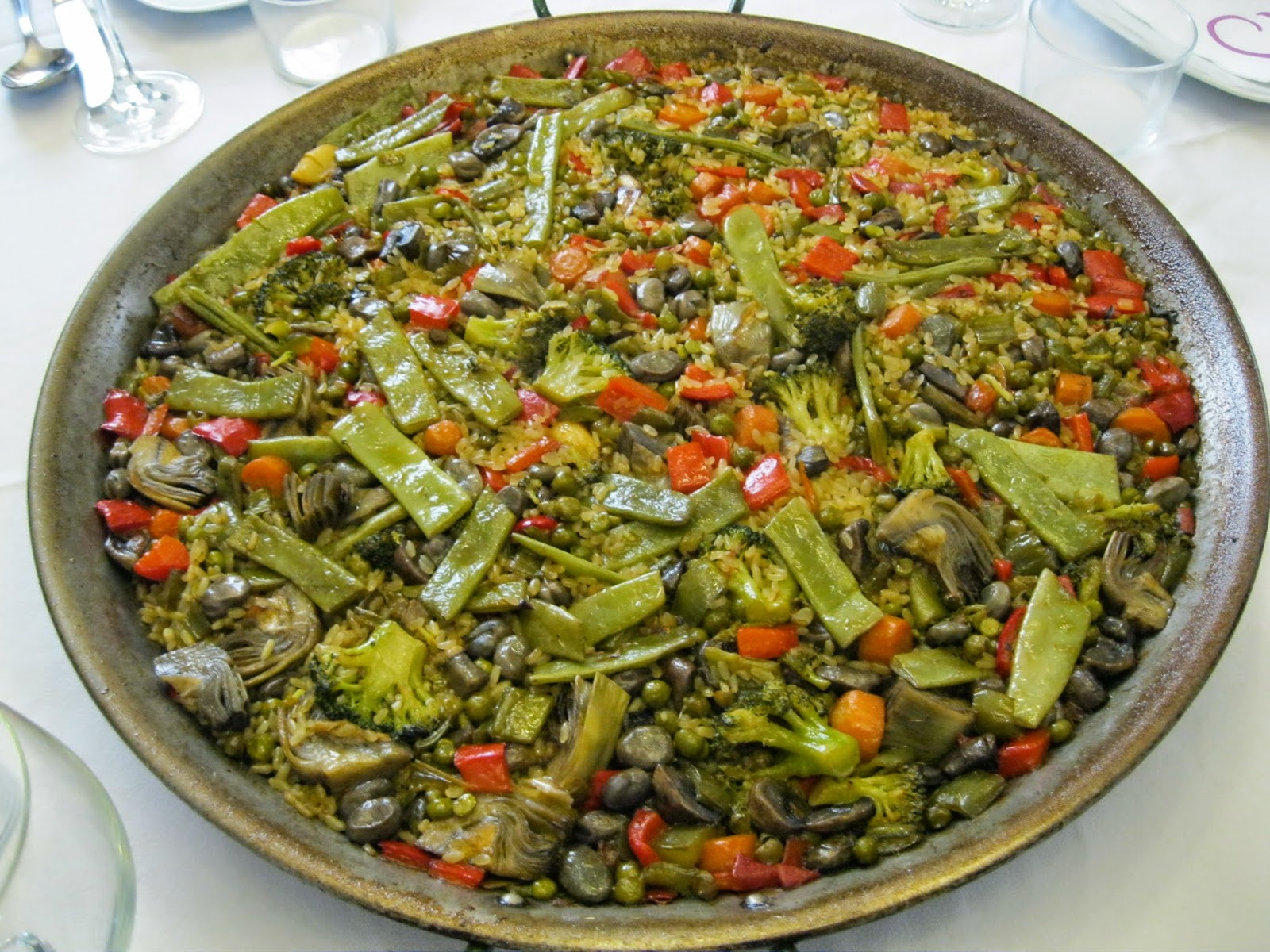 El Placer Diario PAELLA DE VERDURAS (APTA VEGANOS)
