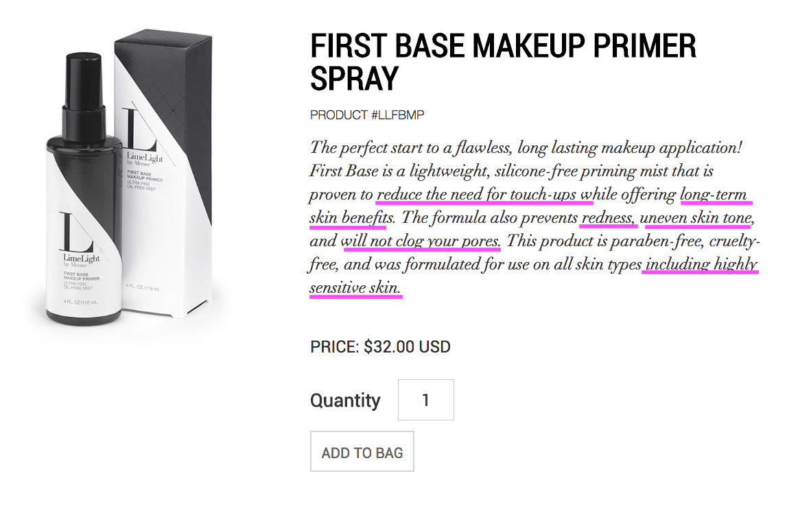 Honest Review of First Base Primer Limelight by Alcone 