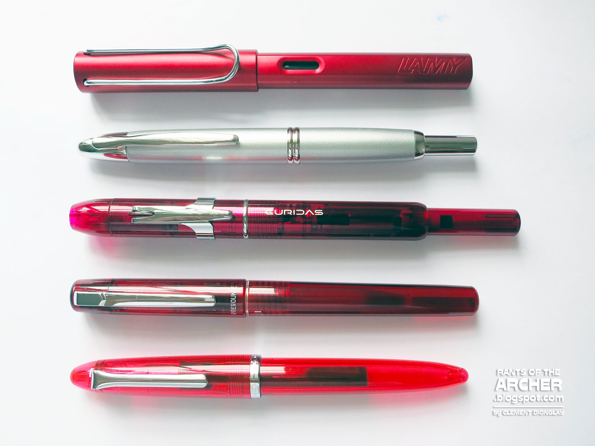 Lamy AL-star glossy red Fountain Pen + paper Notebook Set - pen-script