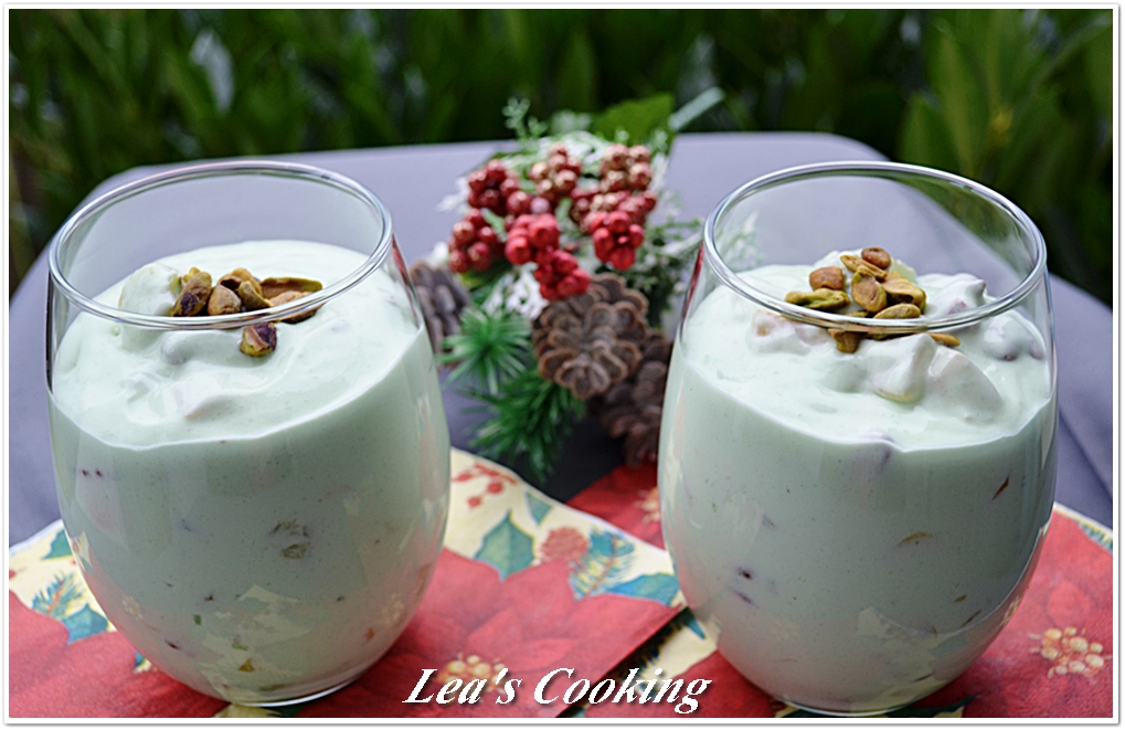 Lea's Cooking Pistachio Fruit Pudding