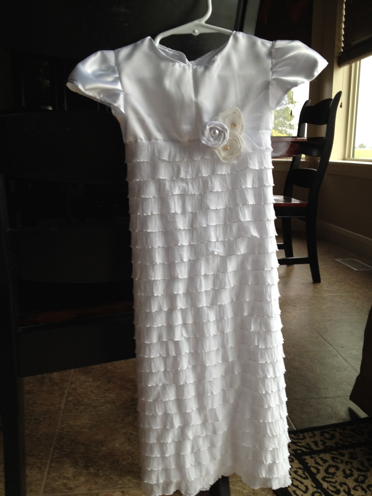Ruffled Baby Blessing Dress A Vision to Remember All Things Handmade