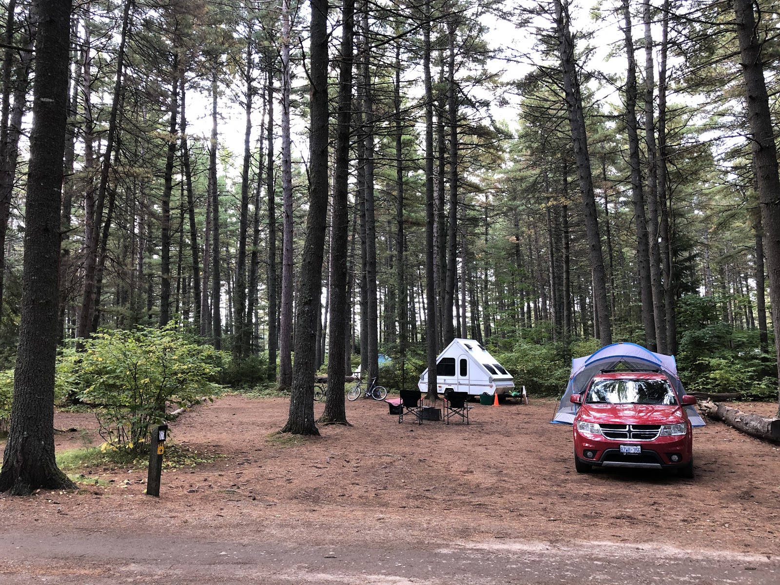 The Campsites Lake of Two Rivers, Algonquin Ontario Provincial Park