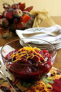 Fresh Cranberry Orange Sauce from Yesterfood 