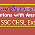 Indian Geography Questions with Answers for SSC Examinations