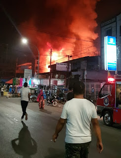 Pasar Tradisional Senggol Dilalap Sijago Merah Diduga Akibat Arus Pendek Listrik