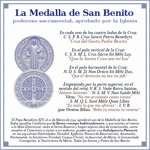 💡 ORACIÓN A SAN BENITO La medalla de - Stella Maris T.V.