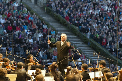 Daniel Barenboim und das West-Eastern Divan Orchestra in der Waldbühne Berlin