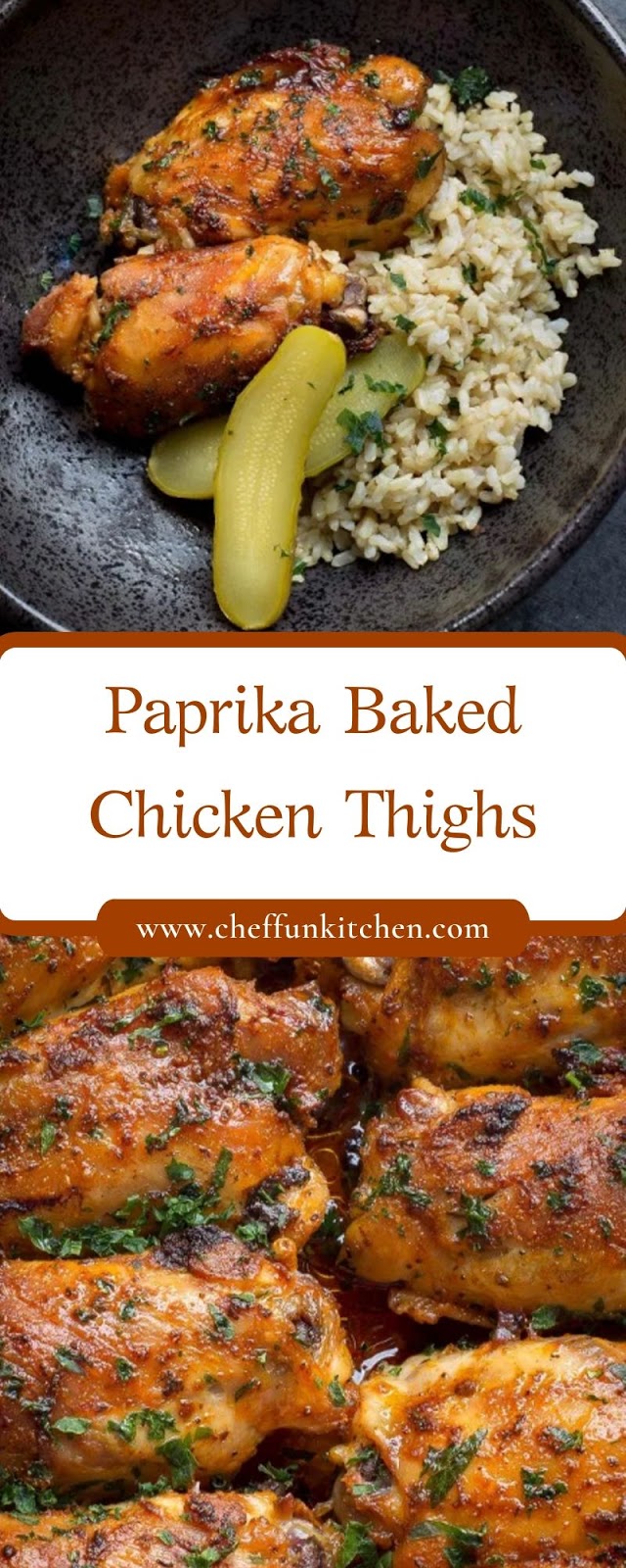 Paprika Baked Chicken Thighs Paprika Baked Chicken Thighs