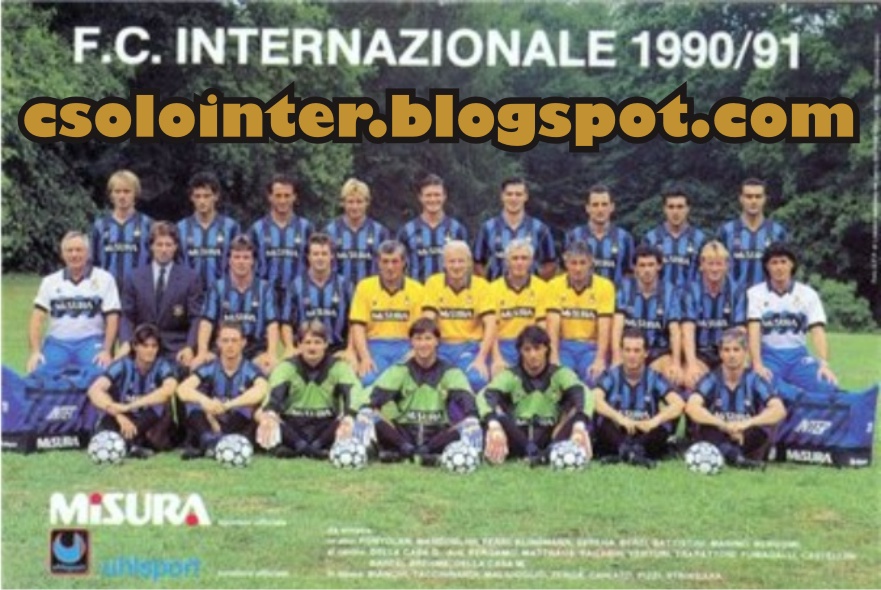 skuad internazionale milano skuad internazionale tahun 1990 1991