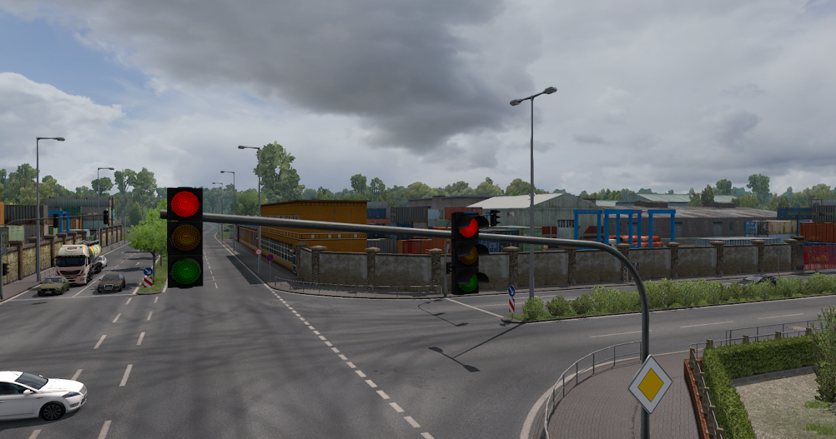 AI Realistic lights V 2.7 for ETS2 1.36.XX Euro Truck Simulator 2 Mod