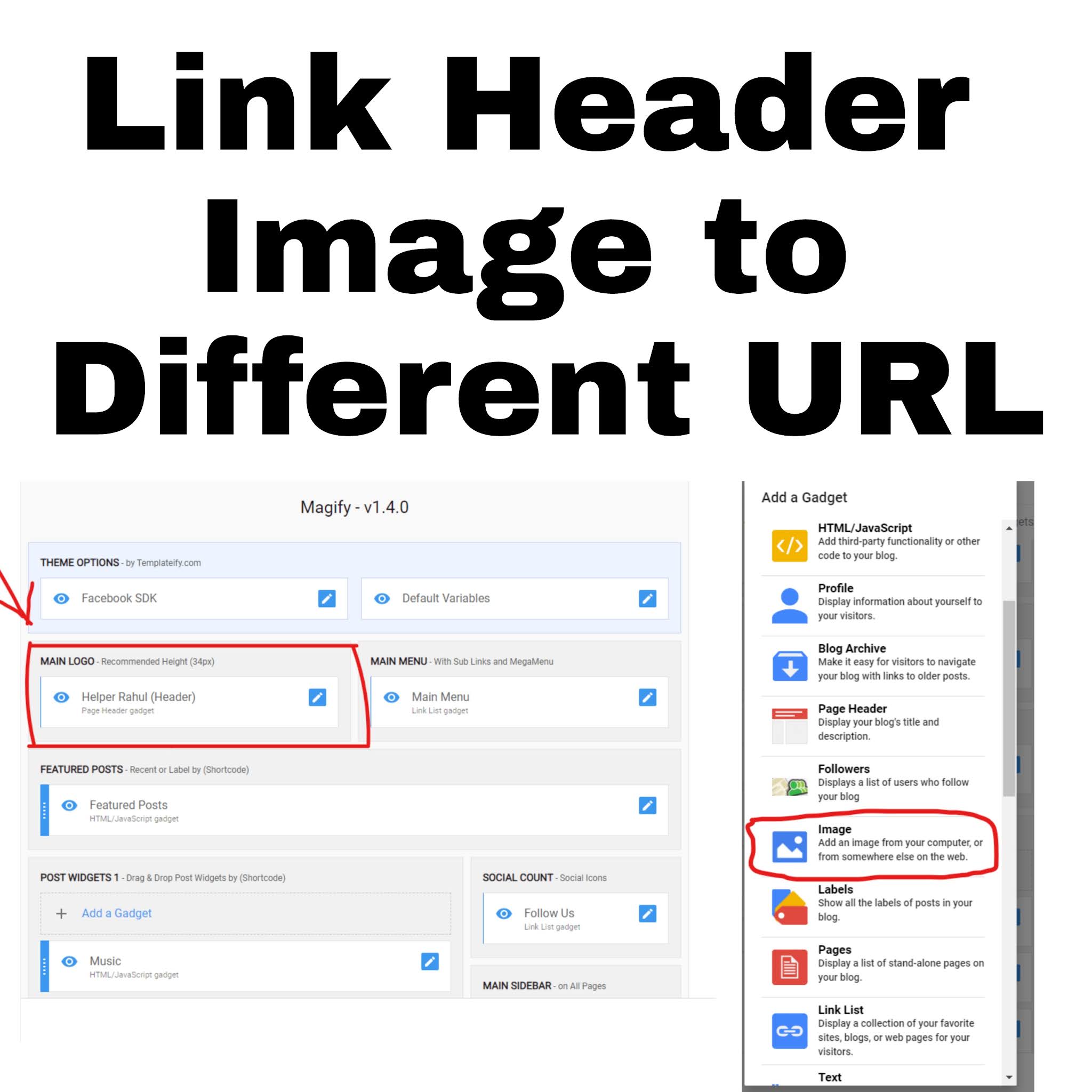 How To Link Blogger Header Image To Different Url? The Kingdom Of