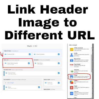 Link Blogger Header Image to Different Url