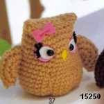 patron gratis buho amigurumi, free pattern amigurumi owl