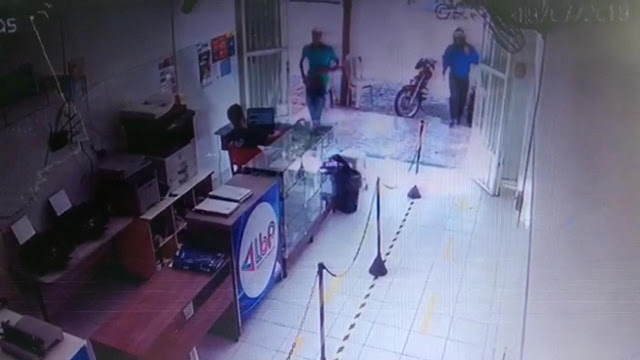 Bandidos armados assaltam correspondente bancário no Sertão da Paraíba Bandidos armados assaltam correspondente bancário no Sertão da Paraíba
