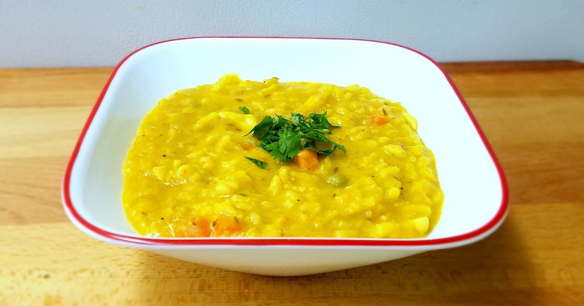 Turmeric Brown Rice Porridge (Khichdi)