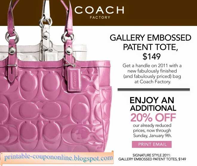 Printable Coupons 2020 Coach Coupons