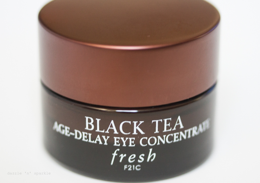 Fresh Black Tea AgeDelay Eye Concentrate (review) dazzle 'n' sparkle