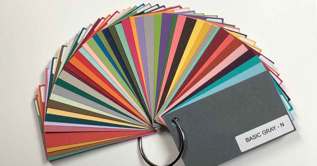 Carol B Crafts June Customer Reward Stampin' Up! Cardstock Color