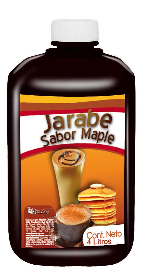 JARABES PARA BEBIDAS Y POSTRES 1