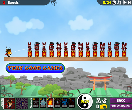 Ninja Bear game screenshot
