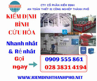 hình ảnh kiểm định bình cứu hỏa