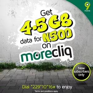 9Mobile 4.5gb for n500