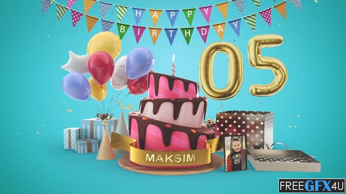 Videohive - Happy Birthday After Effects Project Files Happy Birthday After Effects Project Files