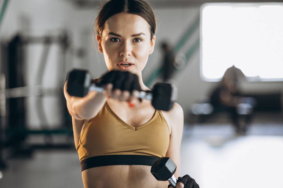 Mujer haciendo ejercicio