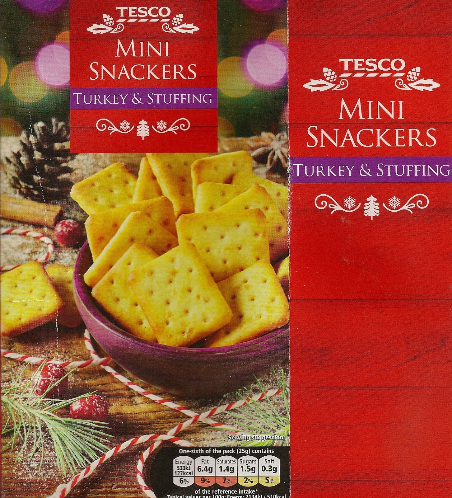 Cheeseburger Crisps & Other Stories Tesco Mini Snackers Turkey & Stuffing