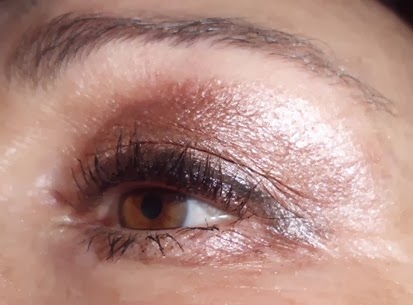 maquillaje de ojos marron