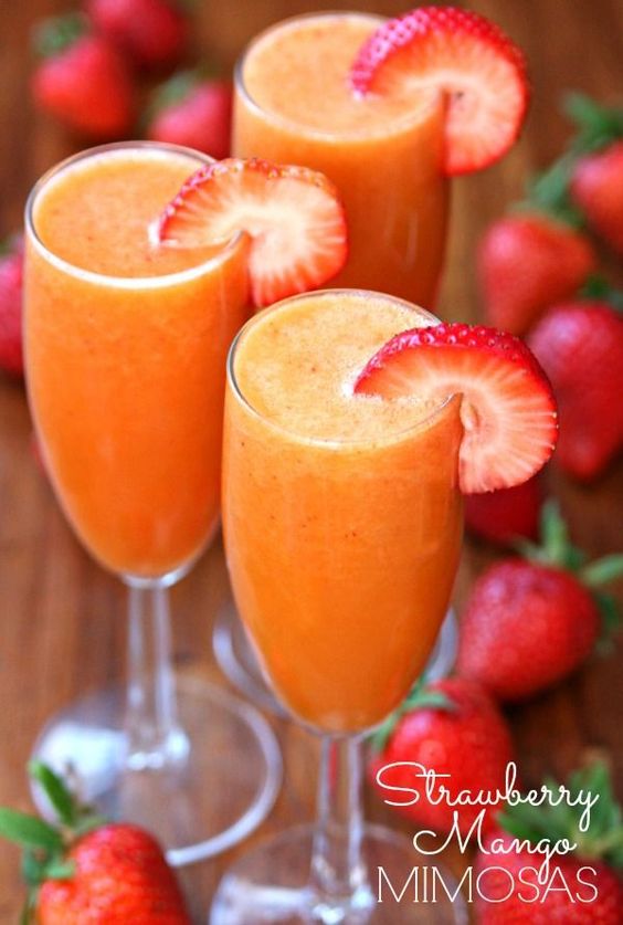 Strawberry Mango Mimosas Recipes For Family